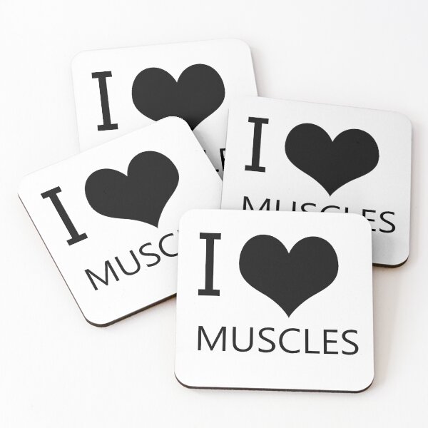 Aperçu de l'œuvre J'aime les muscles, j'adore les muscles créée et vendue par tribbledesign.