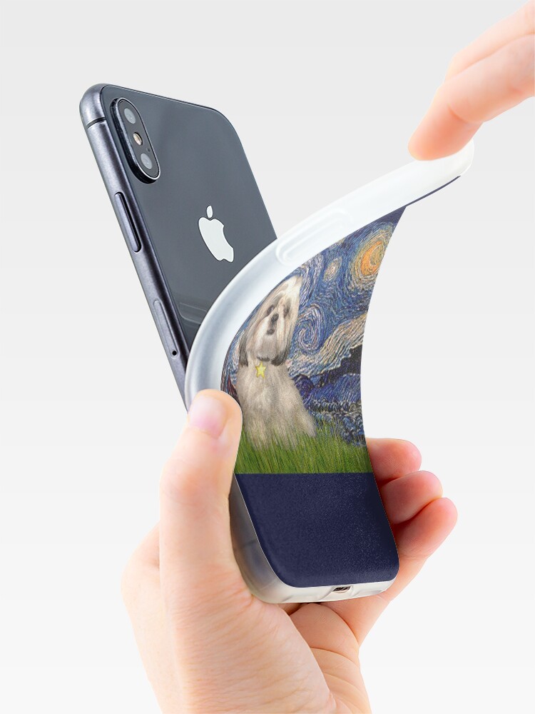 Alternate view of Starry Night - Shih Tzu (Y) iPhone Case & Cover