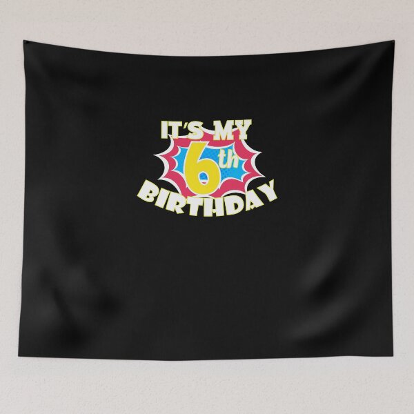 Item preview, Cool 6th Birthday Product  Gift Ideas For Six Year Old  design designed and sold by stuch75.