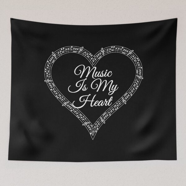 Item preview, Music is in my Heart, I love Music designed and sold by marosharaf.