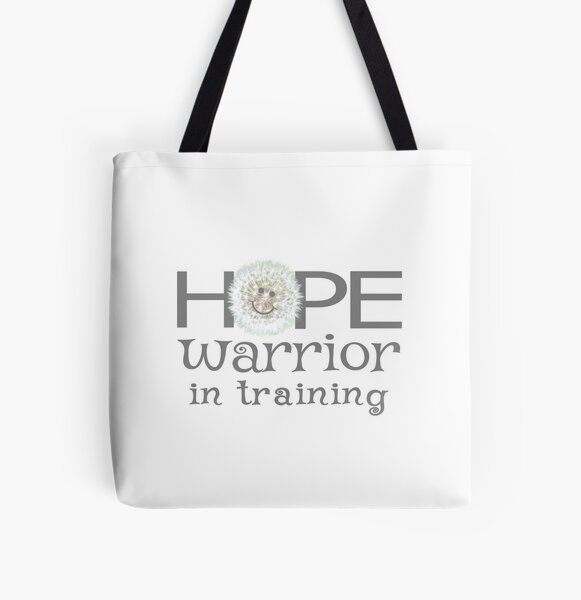 HOPE Warrior in Training All Over Print Tote Bag