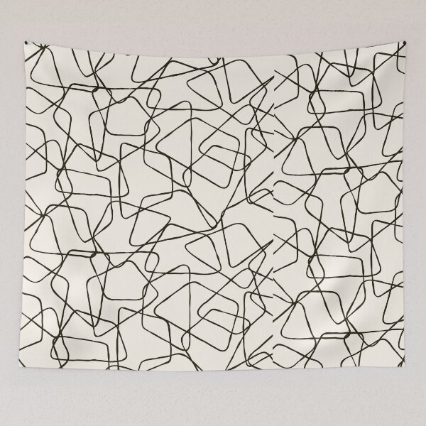 Item preview, Pattern | Voronoi Mesh Abstract White designed and sold by dirimir.