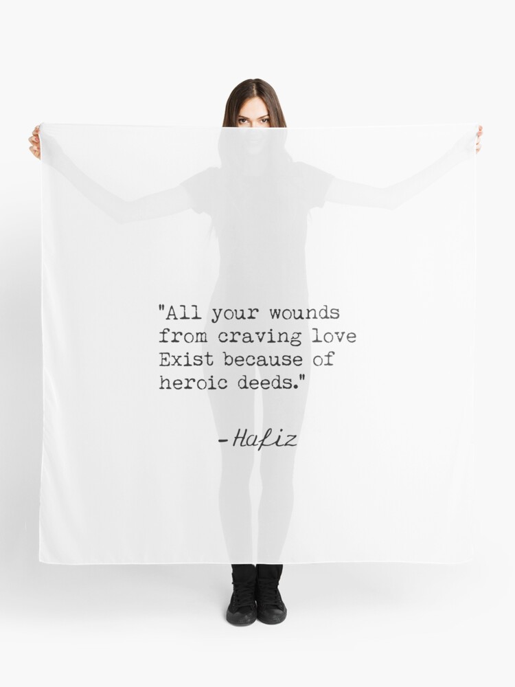 Love quotes scarf discount