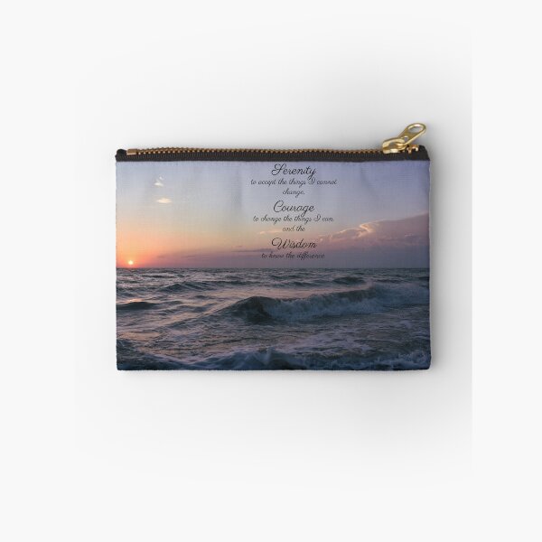 Item preview, Serenity Prayer on Ocean at Sunset designed and sold by Susan Wallace.