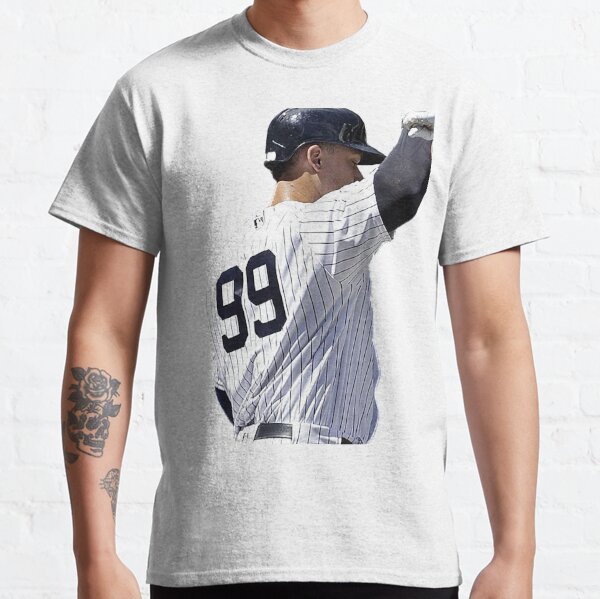 Aaron Judge New York Yankees Men's Gray RBI T-Shirt - Heathered