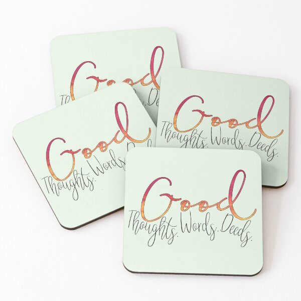 Item preview, Good Thoughts. Good Words. Good Deeds.  designed and sold by laurynmadere.
