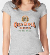 OLYMPIA Tailliertes Rundhals-Shirt