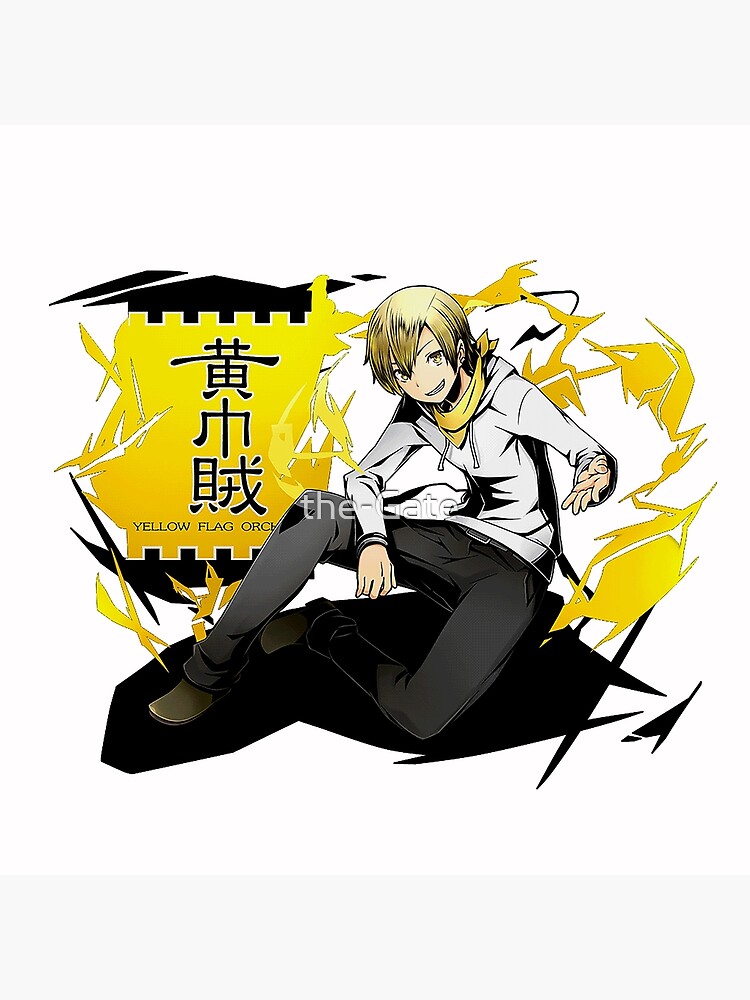Aperçu 3 sur 3. Impression sur toile avec l'œuvre Masaomi Kida - Durarara !! Anime créée et vendue par the-Gate.
