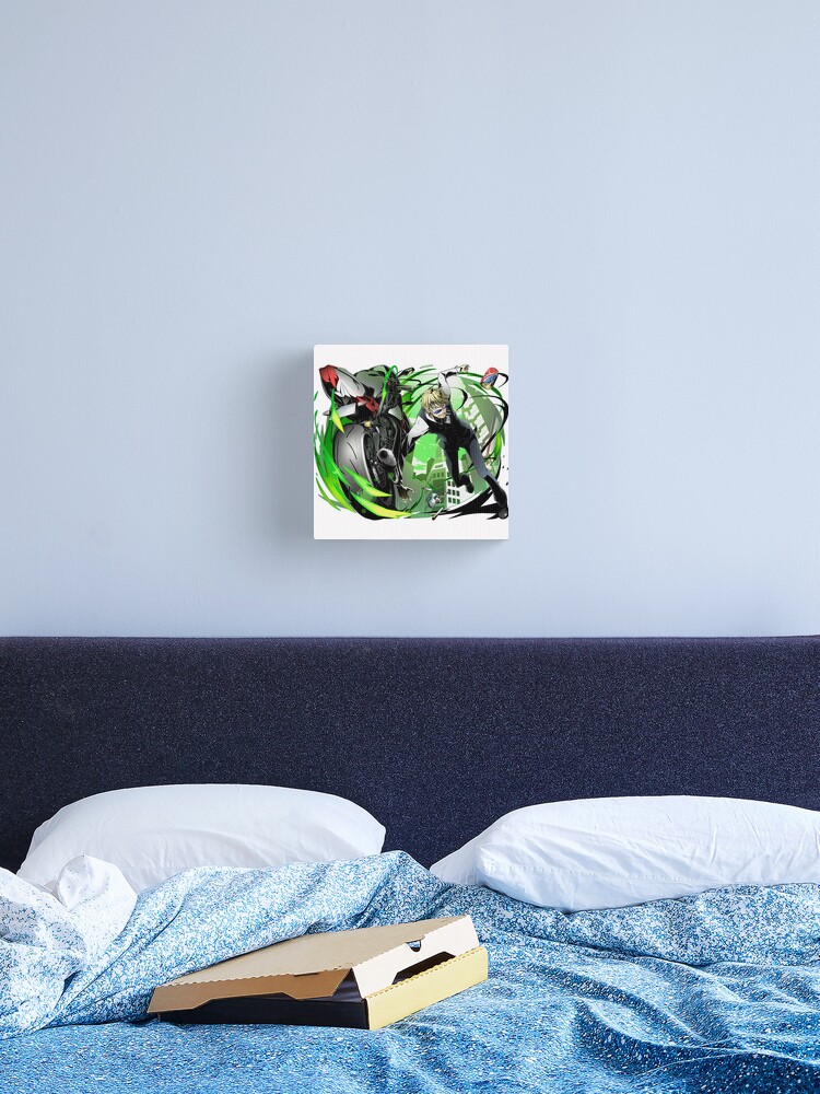 Aperçu 2 sur 3. Impression sur toile avec l'œuvre Shizuo Heiwajima - Durarara !! Anime créée et vendue par the-Gate.