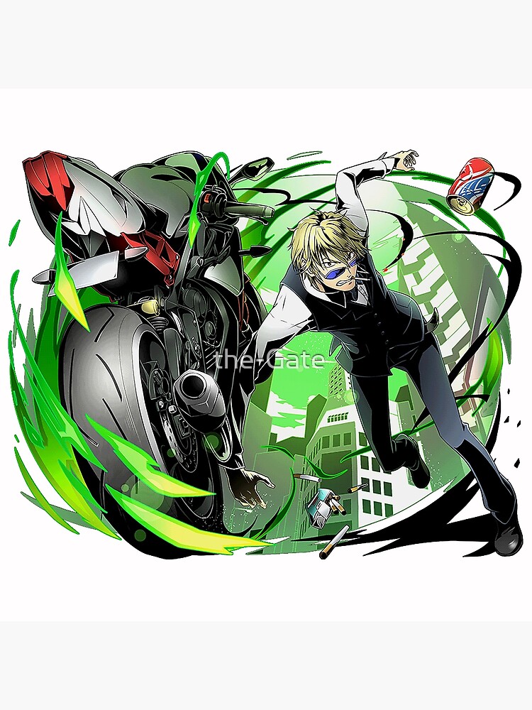 Aperçu 3 sur 3. Impression sur toile avec l'œuvre Shizuo Heiwajima - Durarara !! Anime créée et vendue par the-Gate.