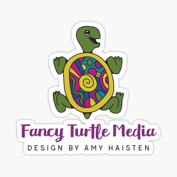 Fancy Turtle Media Logo Sticker