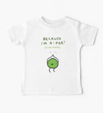 Glückliche Erbse Baby T-Shirt