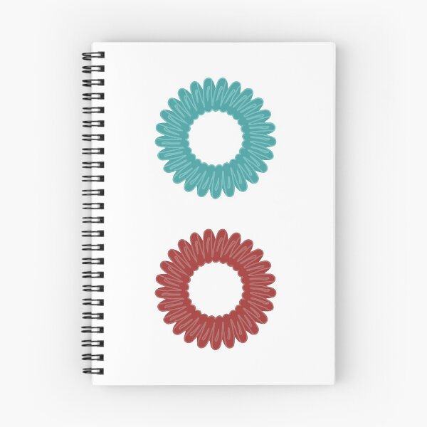Item preview, Phone Cable Cord Spiral Hair Tie - blue and red designed and sold by Isabelle-Anne.