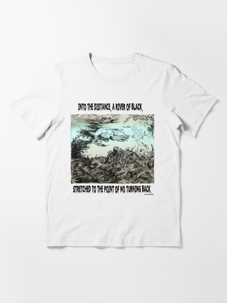 Essential T-Shirt, River Of Black designed and sold by Davol White