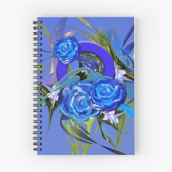 Item preview, Flor azul azul por mjvision Mia Niemi designed and sold by mjvisiondesign.