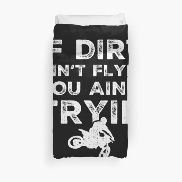 Dirt Bike Motocross MX Biking Biker Dirtbikes Gift Duvet Cover