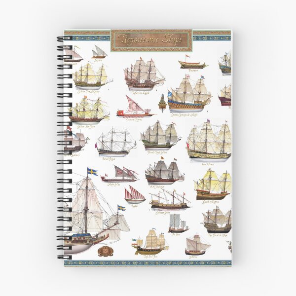 Aperçu de l'œuvre Affiche de navires de la Renaissance créée et vendue par TheCollectioner.