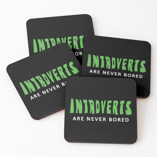 Item preview, Introverts Are Never Bored - Introvert Quotes designed and sold by TMBTM.
