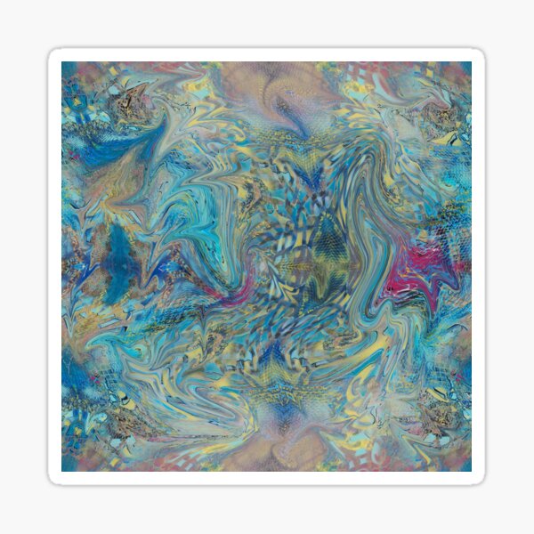 Distorted Wavelenghts Sticker