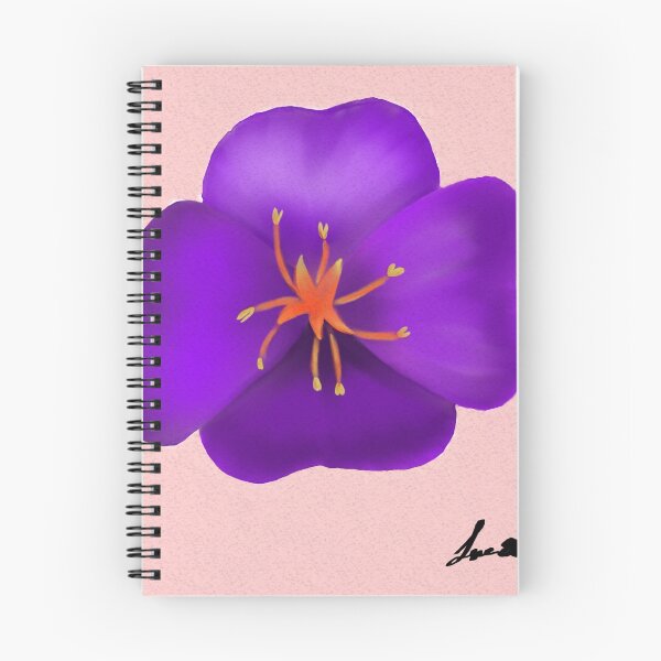 Item preview, flower primrose violet designed and sold by Annalisa Amato.