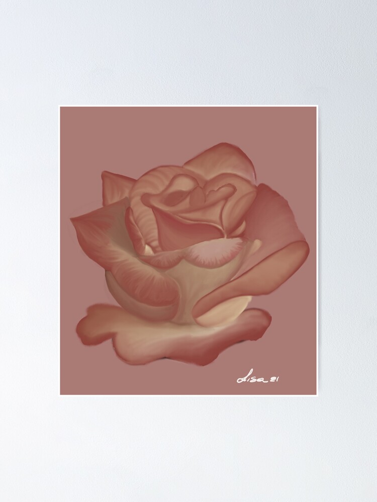 Alternate view of Pink Rose Poster