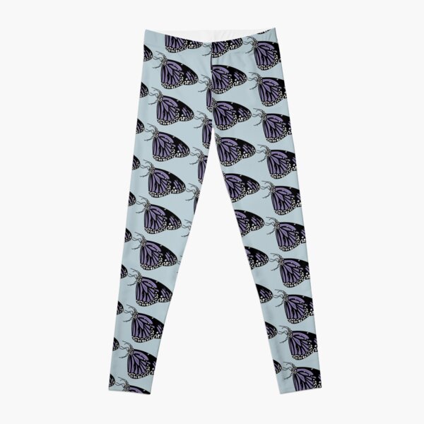 Lila Monarchfalter Leggings Von Courtneygraben Redbubble