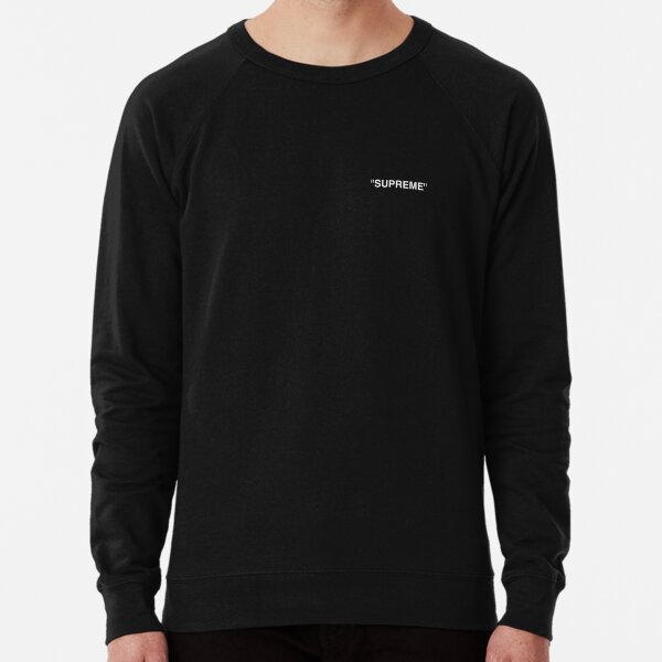 off white sweatshirt black