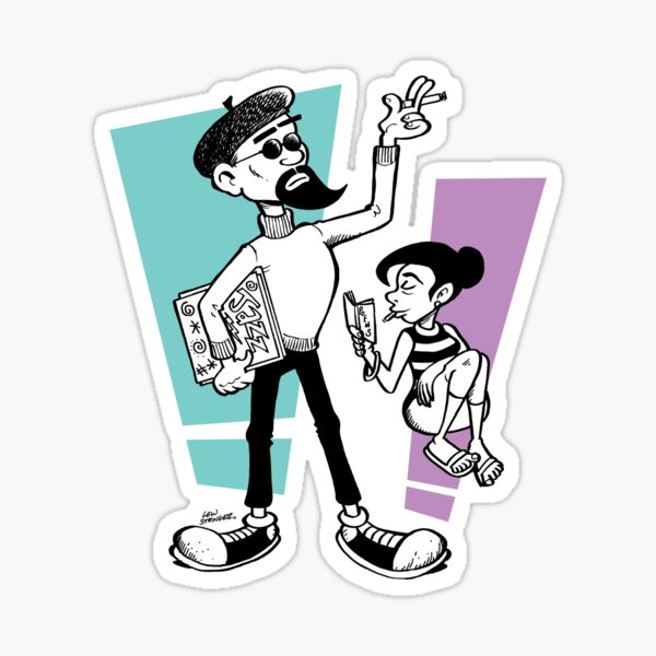 Jazztoon Sticker