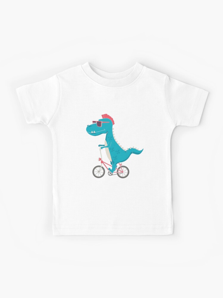 Camiseta para niños «Bicicleta de montar dinosaurio para niños» de  NabilJamal | Redbubble