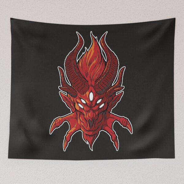 Item preview, Rad Red Demon Head designed and sold by Powers Art.
