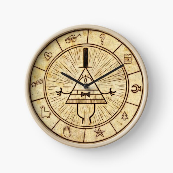 Gravity Falls Cipher Clock For Sale By Jipple Redbubble 9305