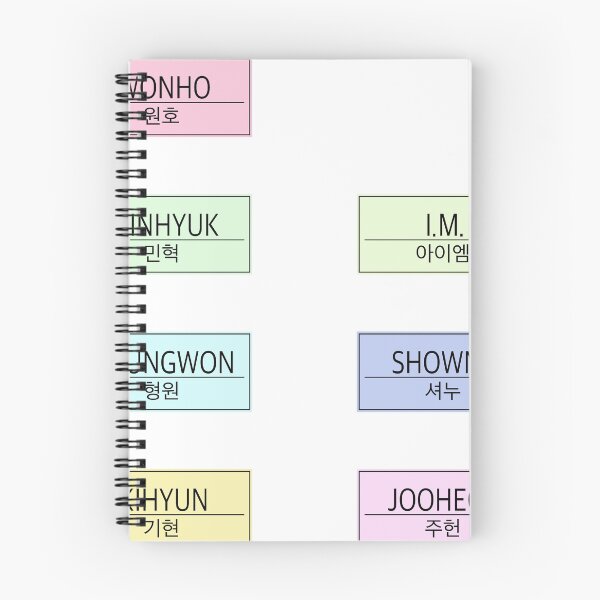 Item preview, Monsta x name sticker designed and sold by alexabay.