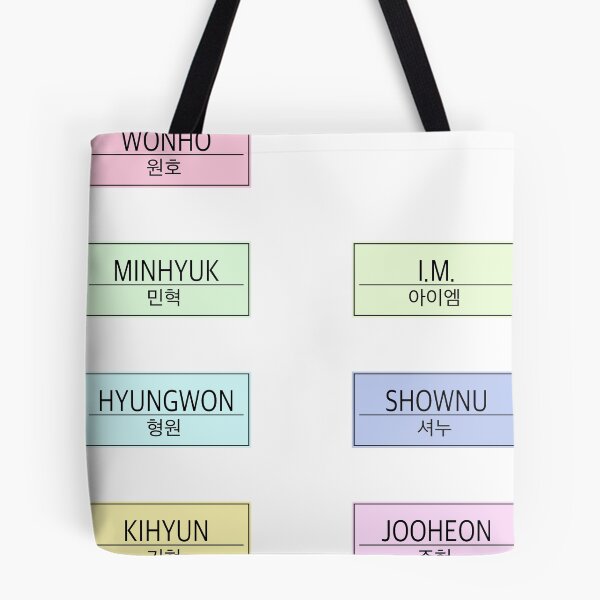 Item preview, Monsta x name sticker designed and sold by alexabay.