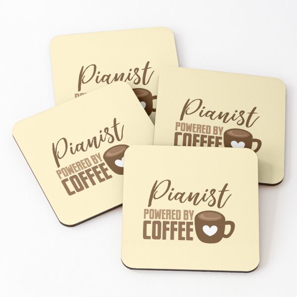 Item preview, Pianist powered by coffee designed and sold by jazzydevil.