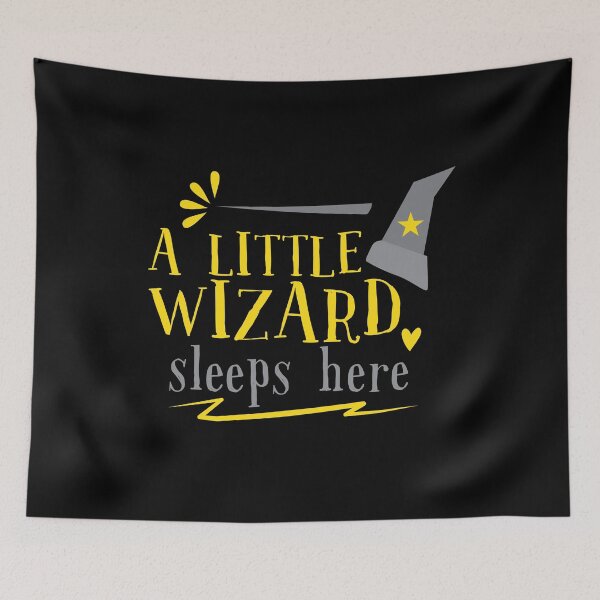 Item preview, A little wizard sleeps here designed and sold by jazzydevil.