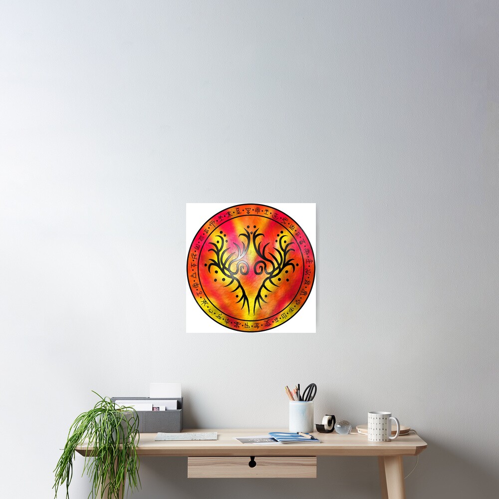 "Sigil for strength" Poster by Wolfofantimony | Redbubble