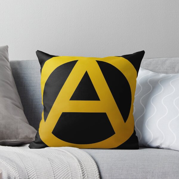 Item preview, Golden Anarchism A With Circle Symbol designed and sold by Dator.