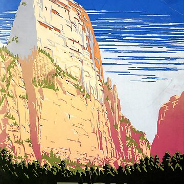 Puzzle Retro Ranger Angels Landing - Zion National Park Forever Project