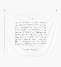 Life quote F. Scott Fitzgerald Tapestry