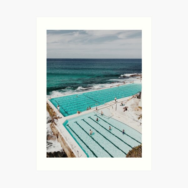 Bondi Icebergs, Sydney Australia Art Print