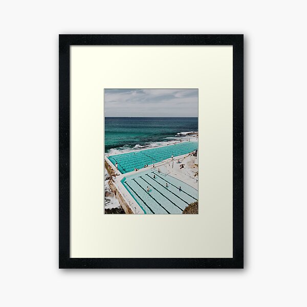 Bondi Icebergs, Sydney Australia Framed Art Print