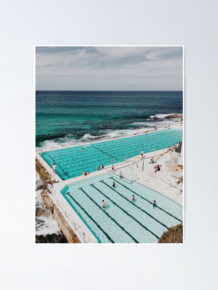Alternate view of Bondi Icebergs, Sydney Australia Poster
