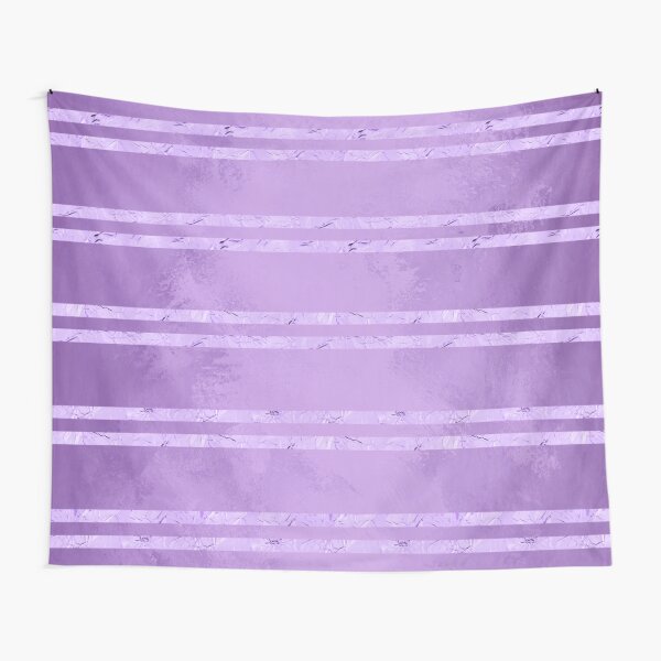 Purple Foil Stripes Tapestry