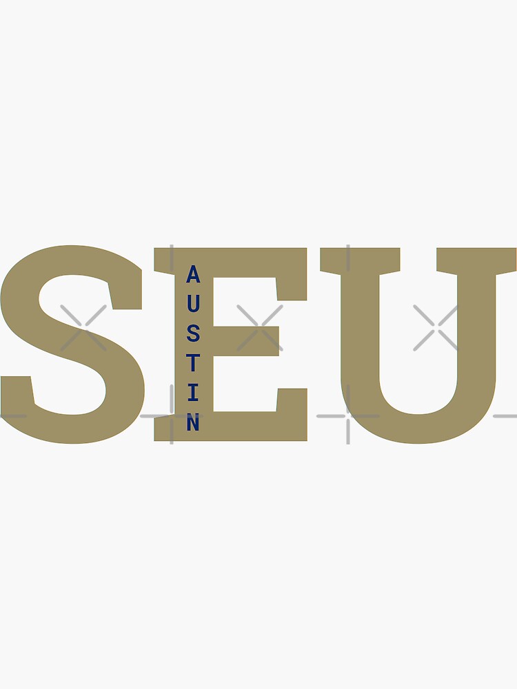 Thumbnail 3 of 3, Sticker, SEU Austin designed and sold by willpate.