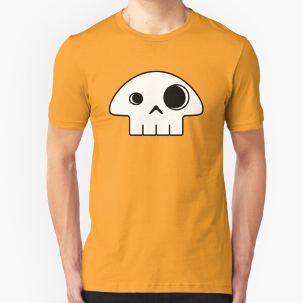 Mushroom Skull Slim Fit T-Shirt