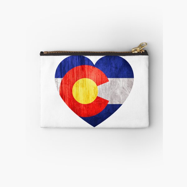 Item preview, COLORADO HEART I LOVE COLORADO FLAG DENVER ASPEN BOULDER designed and sold by DESTINATIONS DECAL.
