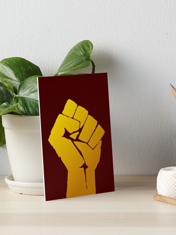 Fist by Sale for Golden Board Redbubble Dator Art Print Symbol\