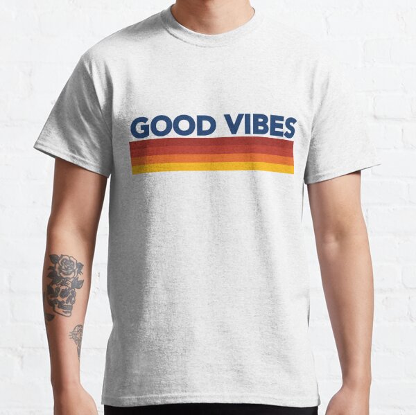 Good Vibes Retro- 1 Camiseta clásica