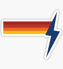 Retro Lightning Sticker
