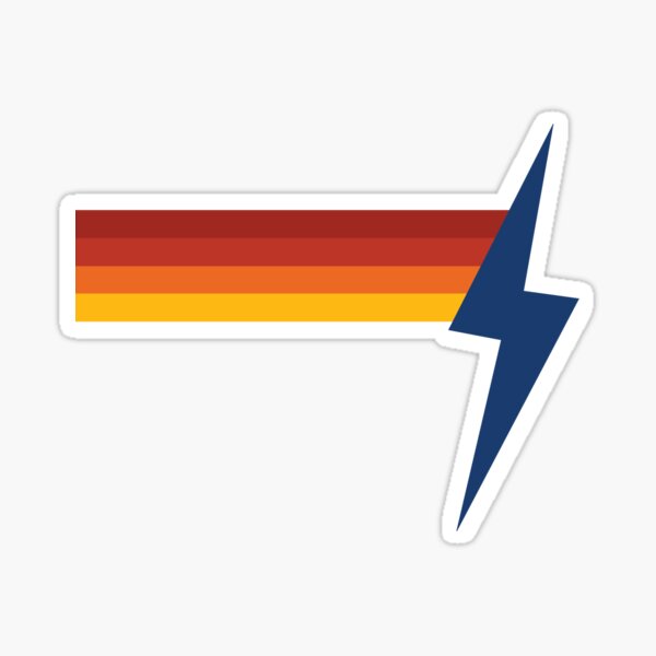 Retro Lightning Sticker